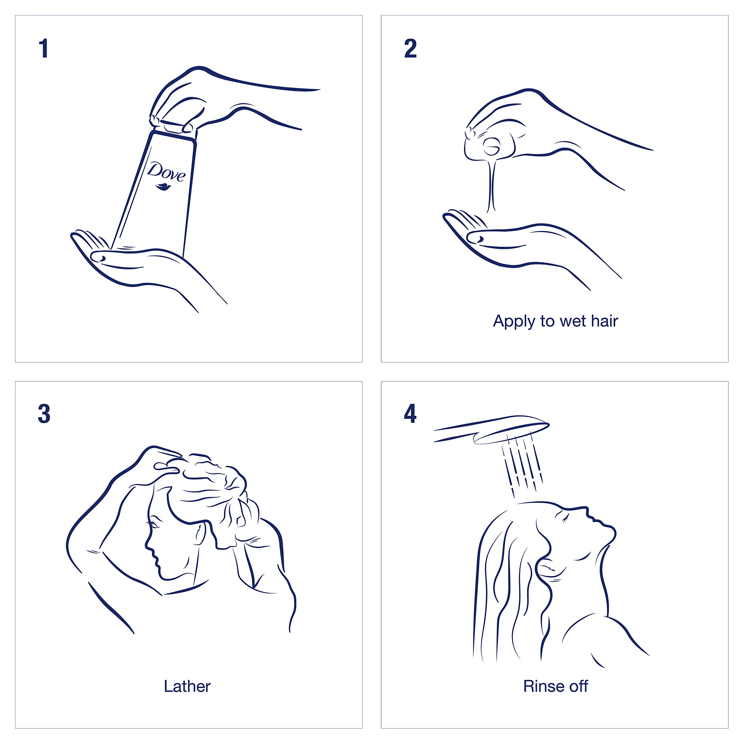 Dove Nutritive Solutions Shampoo Coconut Hydration 25.4 oz - Thumbnail 2