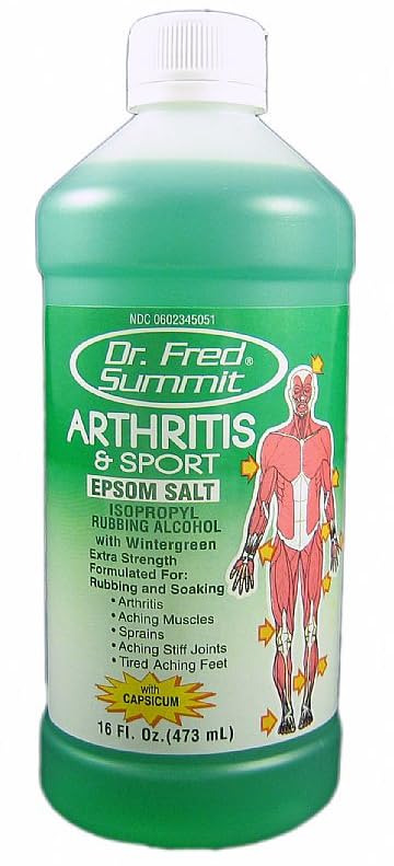 Dr. Fred Summit Epsom Salt Rubbing Alcohol 16 oz - Thumbnail 2