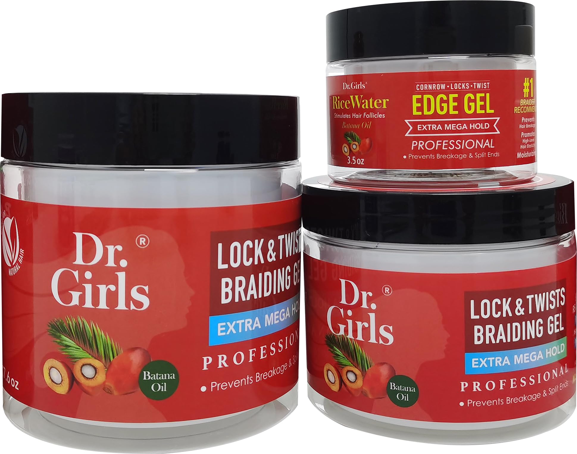R B Collection Dr. Girls Braiding Conditioning Edge Gel/ /48 Hour Hold/extra - Thumbnail 2
