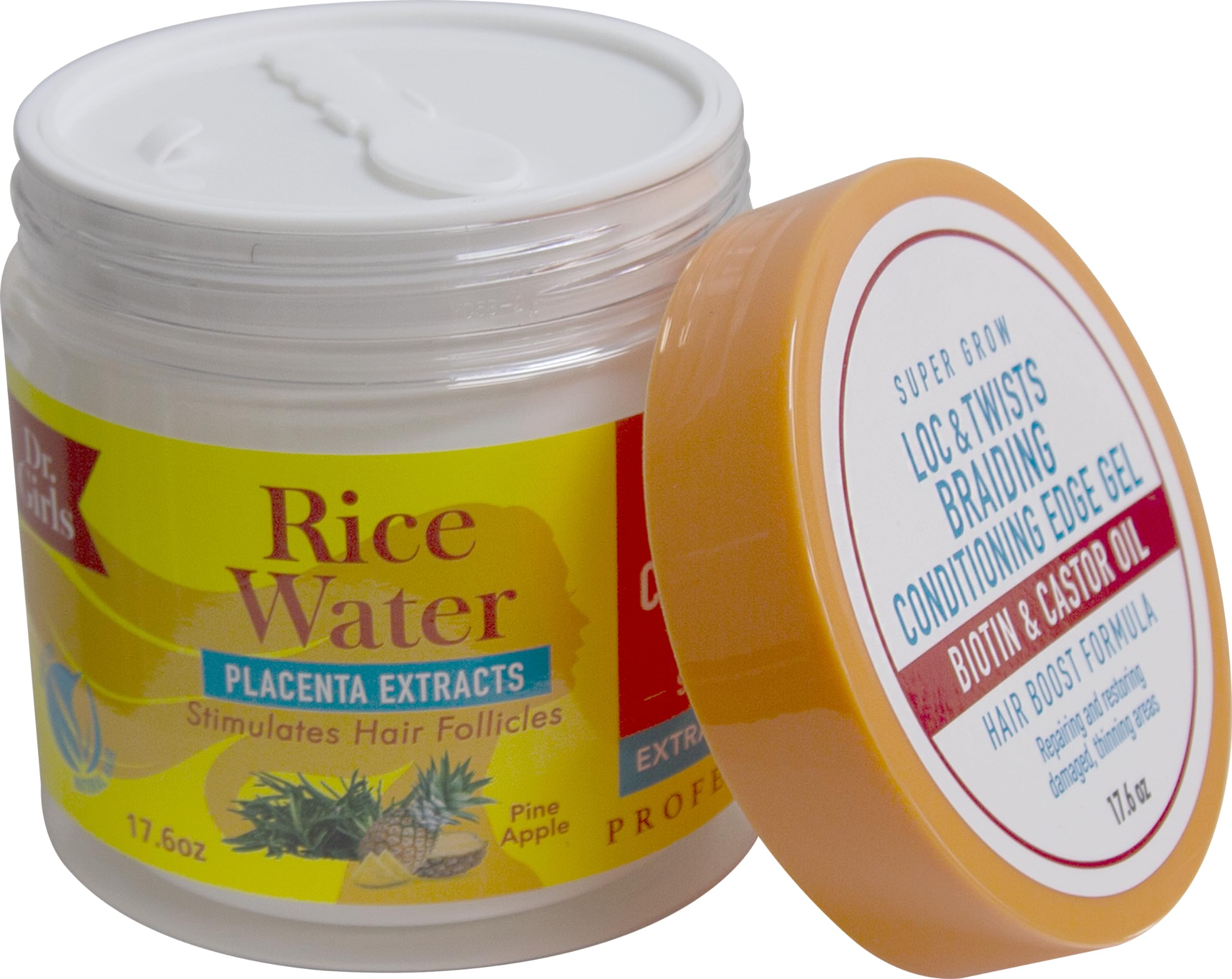 Dr. Girls Braiding Conditioning Edge Gel/ /48 Hour Hold/extra Mega Hold 17.6 oz - Thumbnail 2