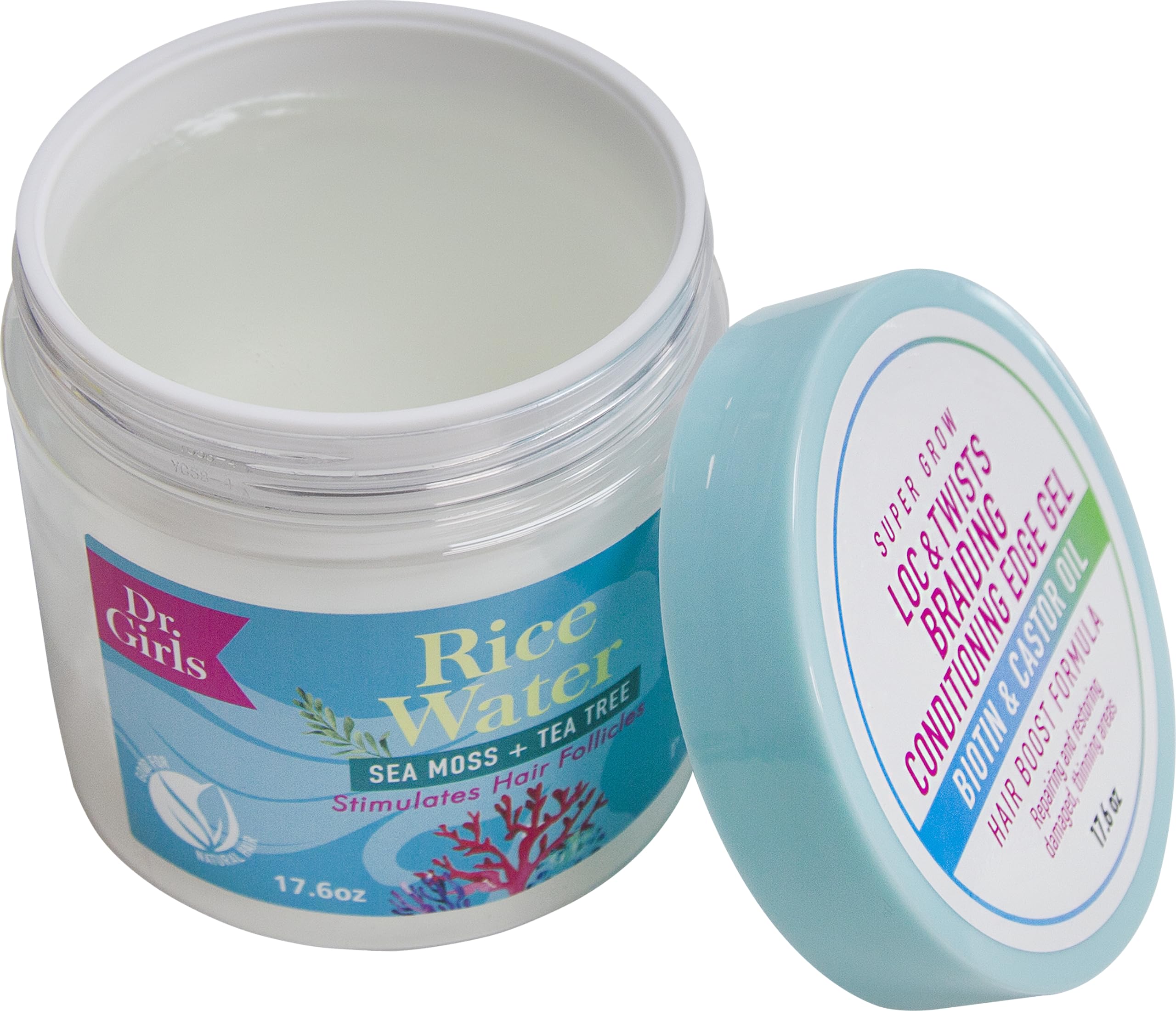 Dr. Girls Braiding Conditioning Edge Gel/ /48 Hour Hold/extra Mega Hold 17.6 oz