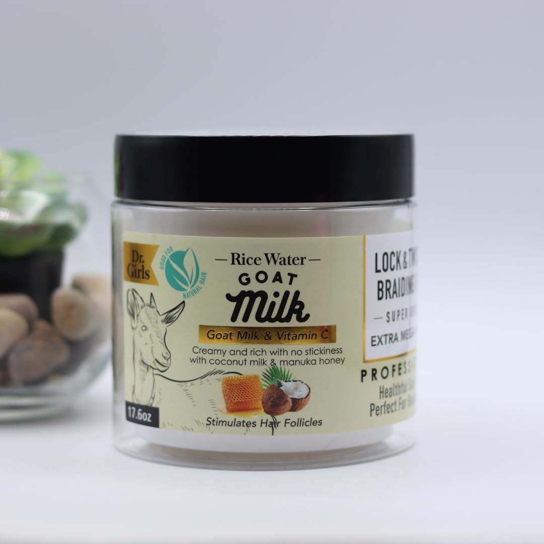 R B Collection Dr. Girls Goat Milk + Vitamin C Braiding Conditioning Edge Gel - Thumbnail 2