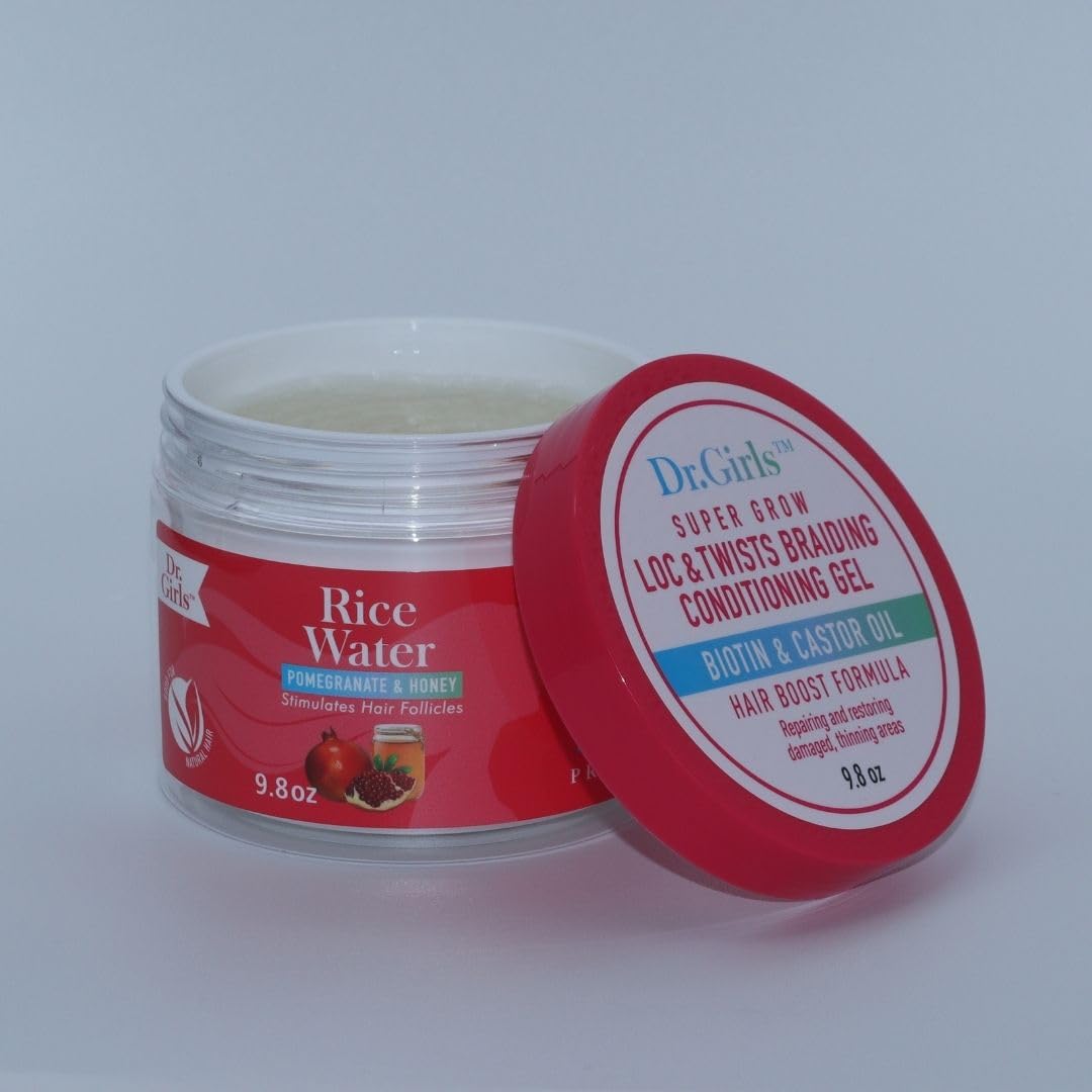Dr Girls Super Grow Loc Twists Braiding Conditioning Gel/ / Extra Mega Hold 9.8 - Thumbnail 2