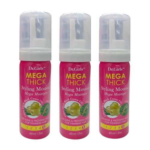 R B Collection Dr Girls Hair Styling Mousse/ 3 Pack - Thumbnail 2