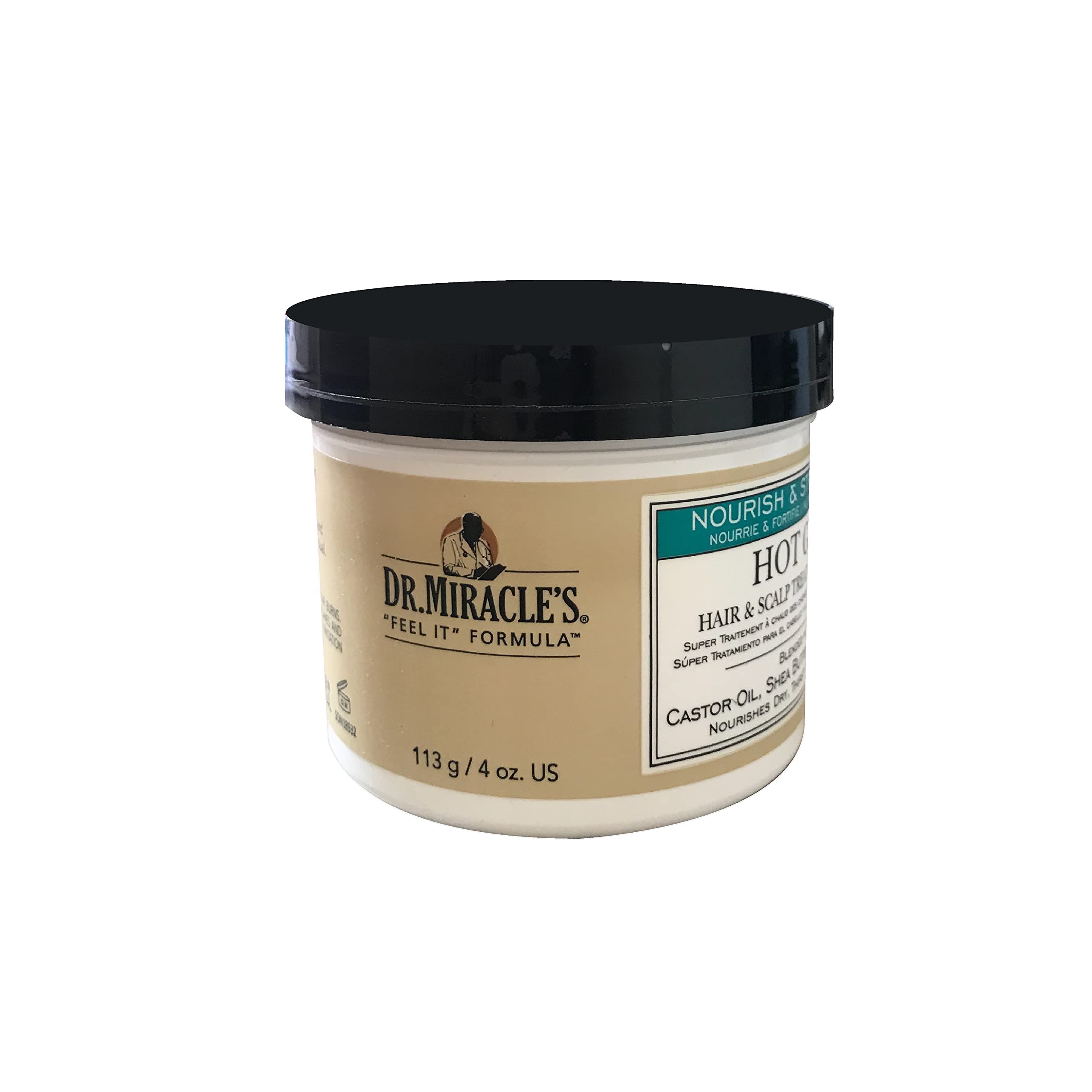 Dr. Miracle's Feel It Formula Hot Gro Hair Scalp Treatment . By Dr. Miracle 4 oz