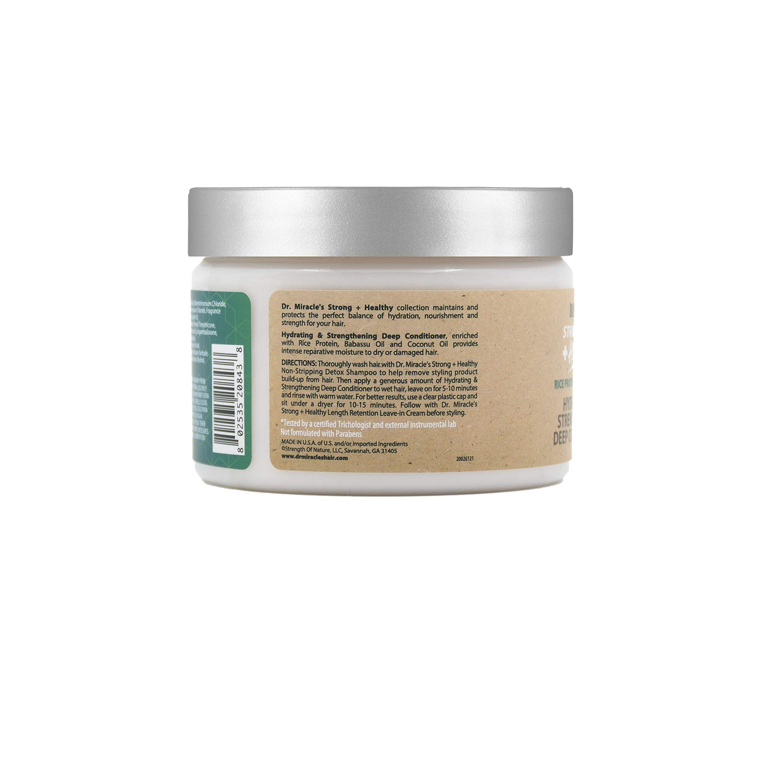Dr. Miracle's Strong Healthy Hydrating Strengthening Deep Conditioner. Contains - Thumbnail 2