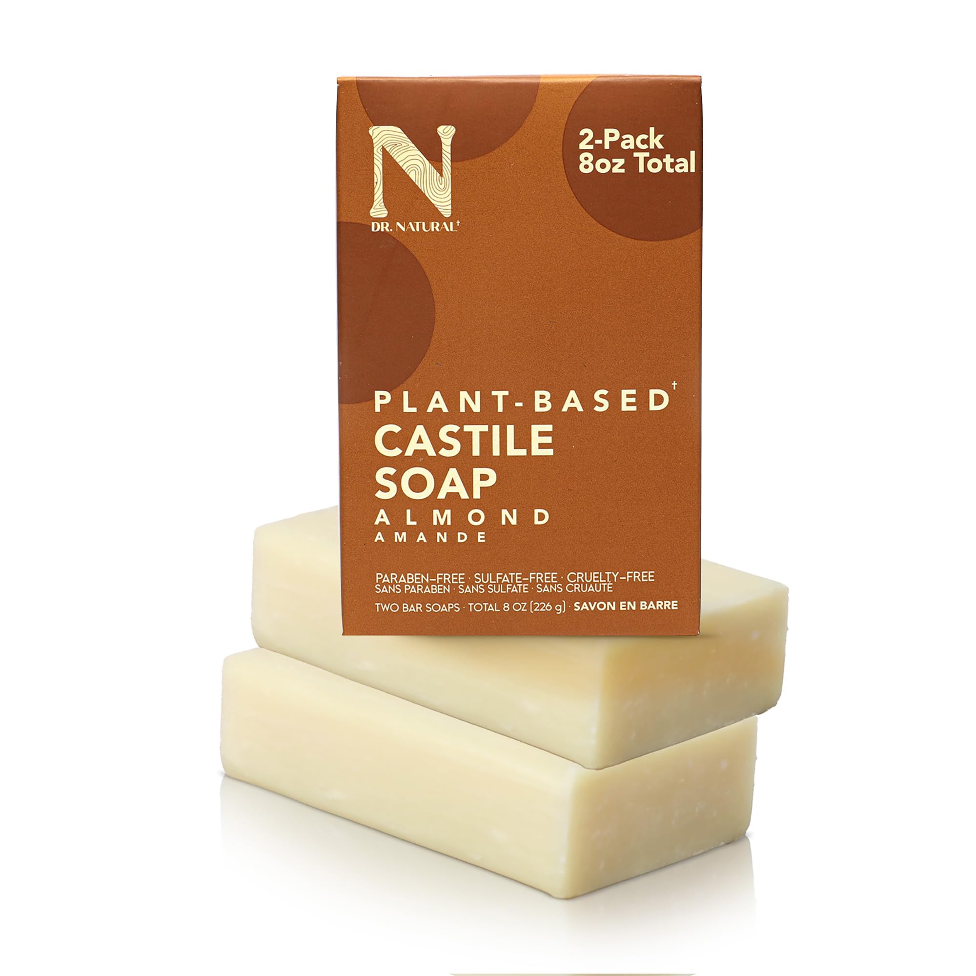 Dr. Natural Castile Bar Soap Multipurpose Soap Bar With Anti Acne Properties