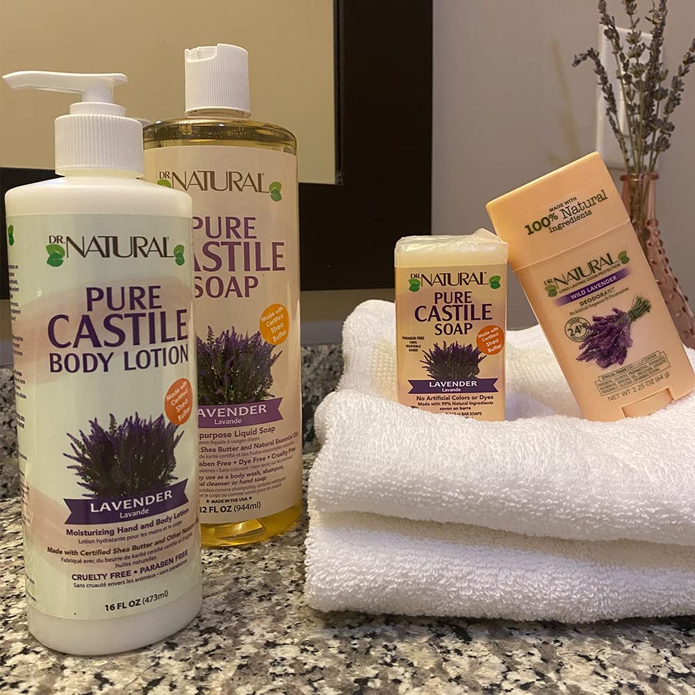 Dr. Natural Castile Body Lotion Deeply Moisturizing Body Butter With Shea - Thumbnail 3
