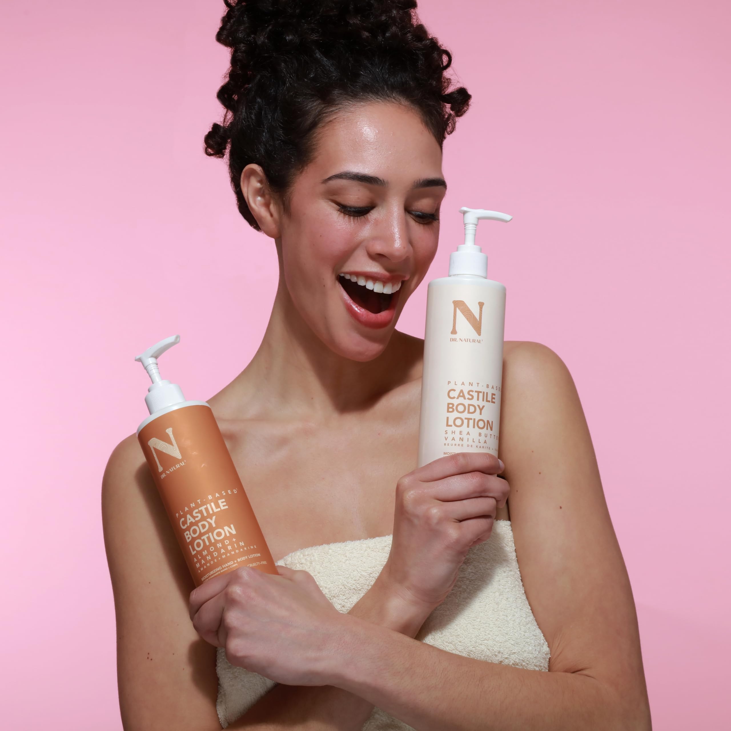 Dr. Natural Castile Body Lotion Non Greasy Shea Butter Body Cream Gentle and - Thumbnail 3