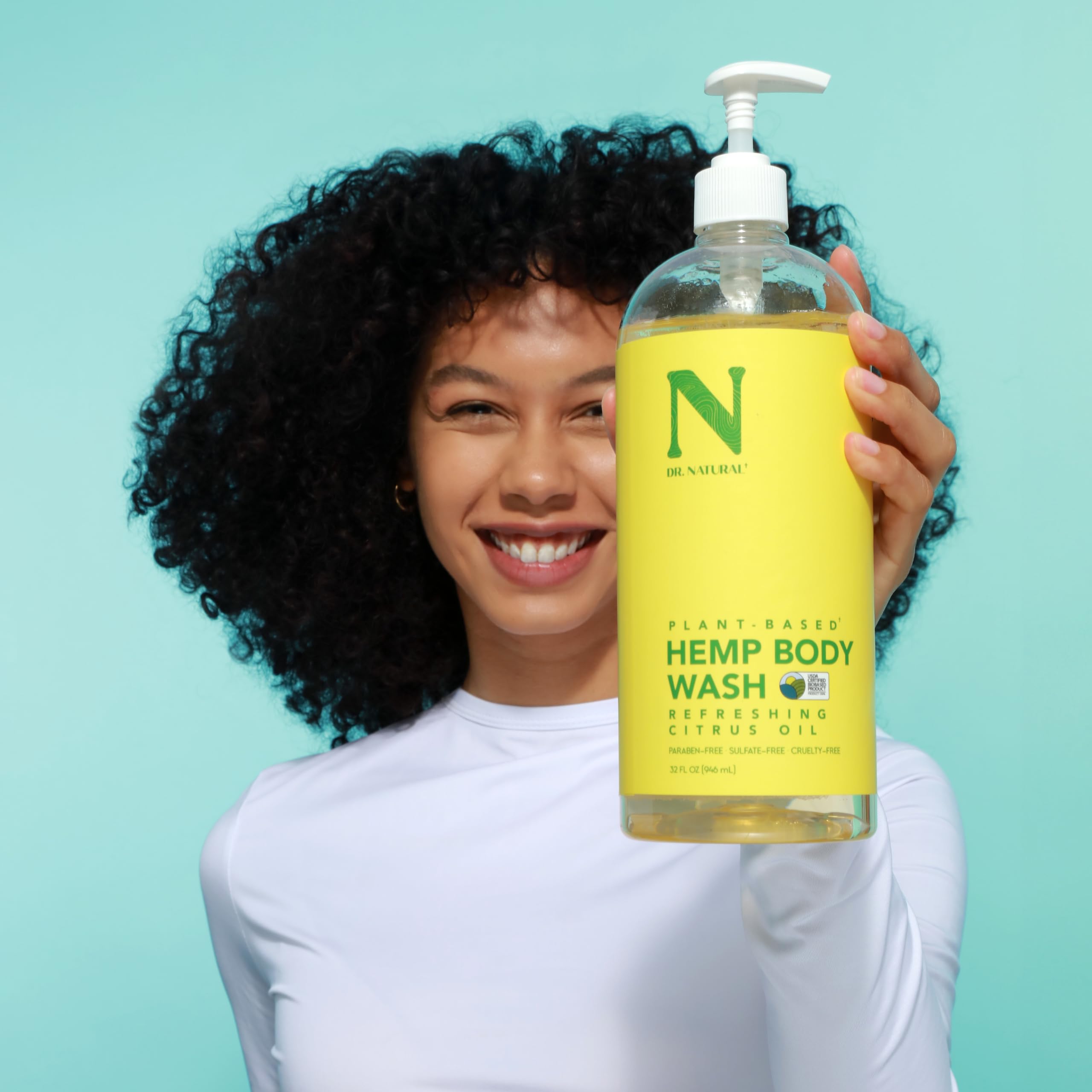 Dr. Natural Hemp Body Wash Natural for Sensitive Skin Moisturizing Anti Aging - Thumbnail 2