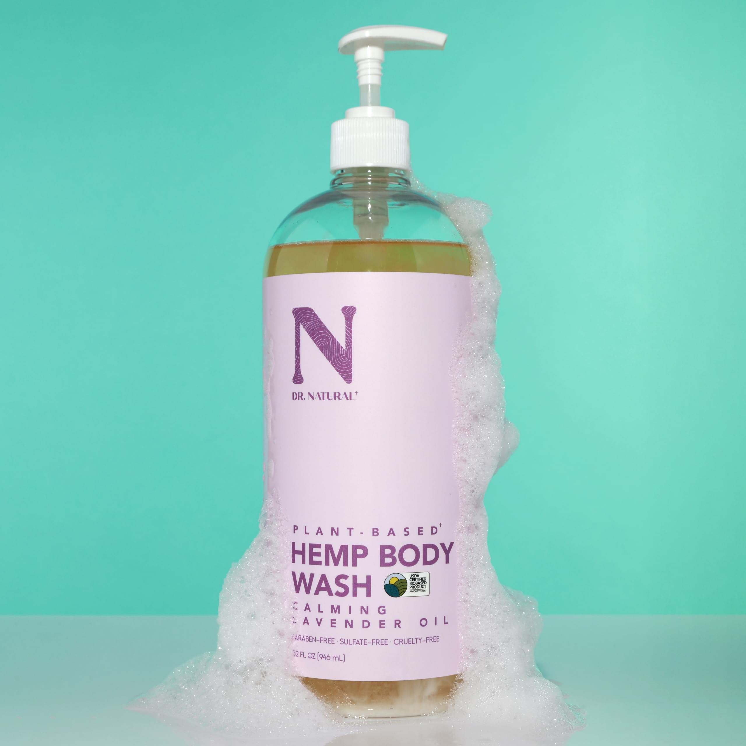 Dr. Natural Hemp Body Wash Natural for Sensitive Skin Moisturizing Anti Aging - Thumbnail 2