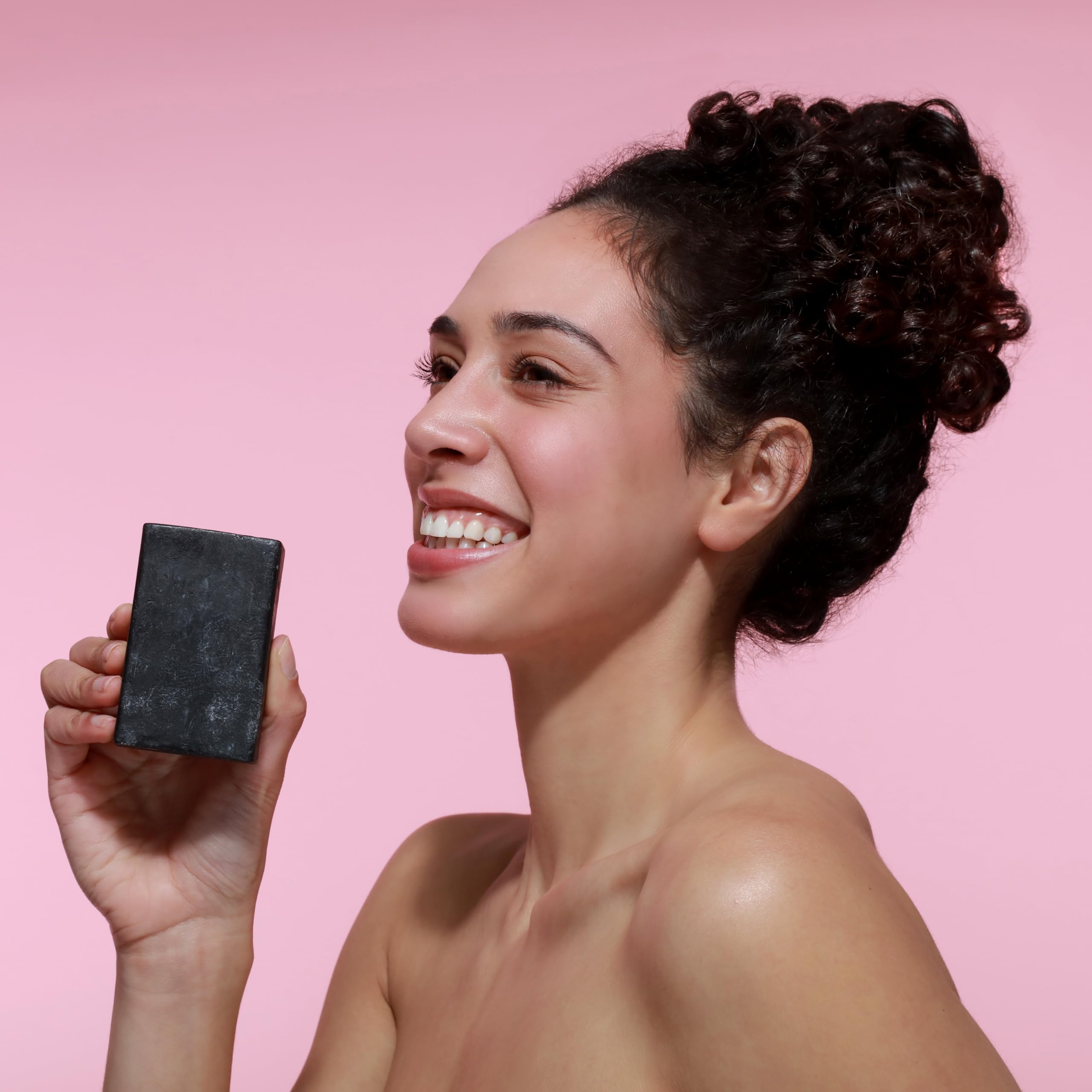 Dr. Natural Black Bar Soap 2 Pcs Ultra Moisturizing Natural Soap With Shea