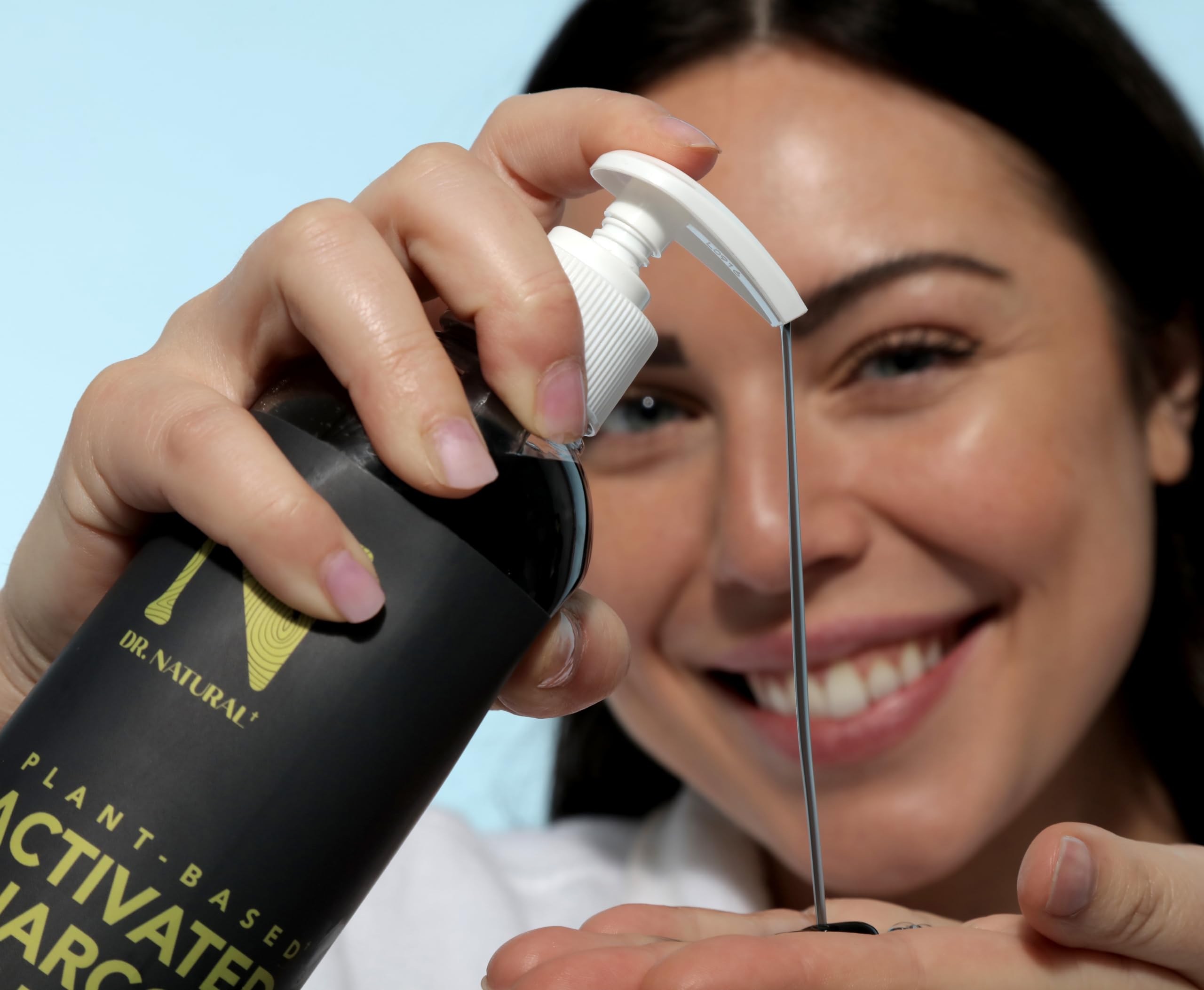 Dr. Natural Activated Charcoal Liquid Soap Combat Acne and Blemishes Deep - Thumbnail 3