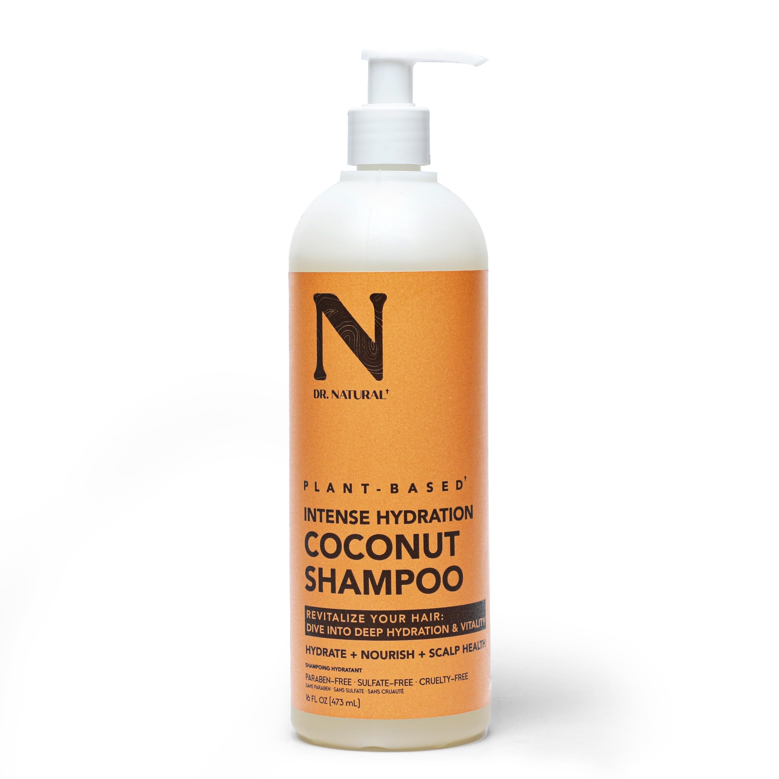 Dr. Natural Hydrates and Restores Shampoo Coconut for Unisex Lotion Unisex 16 oz