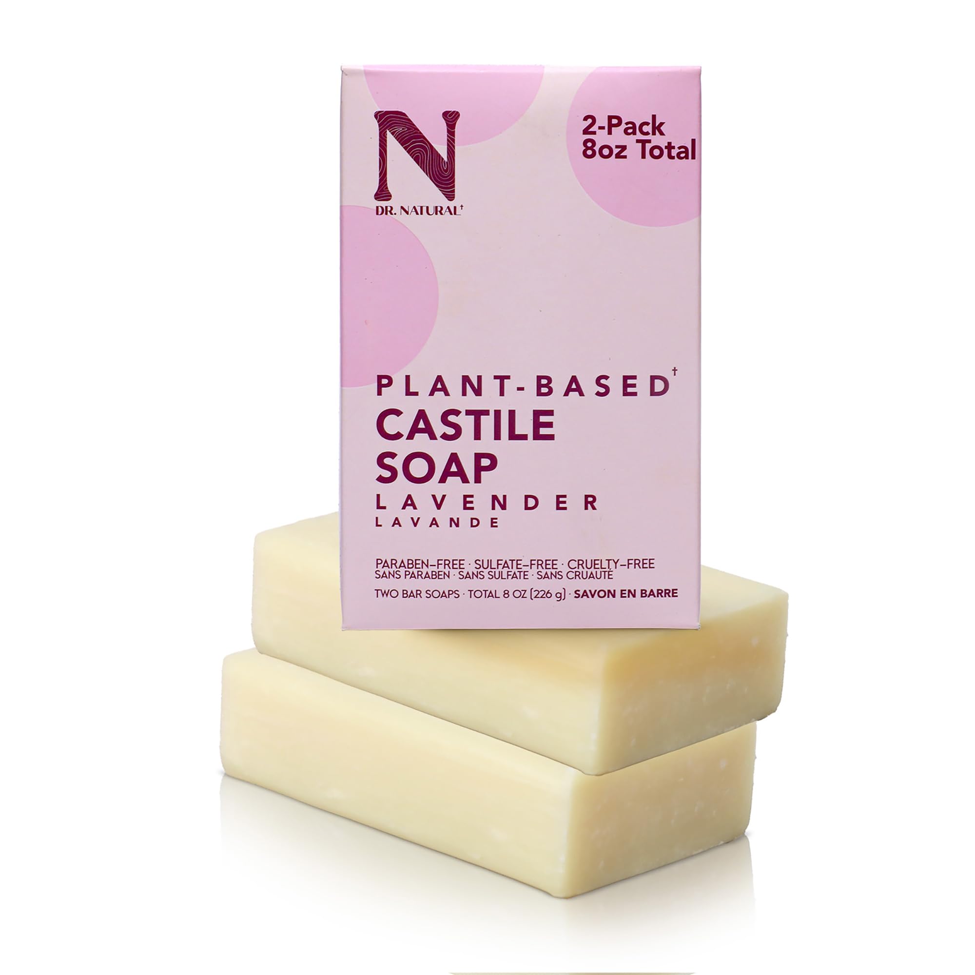 Dr. Natural Castile Bar Soap Multipurpose Soap Bar With Anti Acne Properties