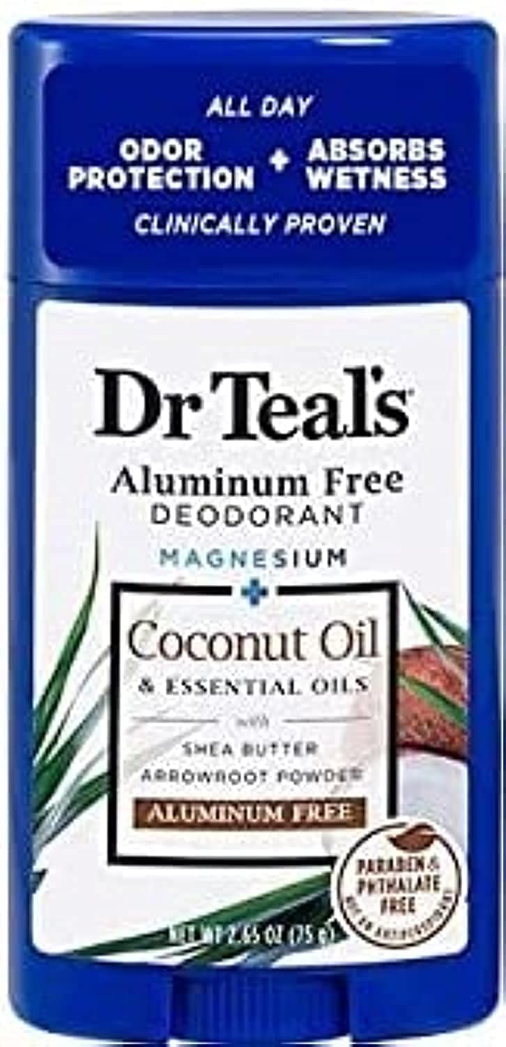 Dr Teal's Aluminum Free Deodorant Coconut Oil Paraben Phthalate Free 2.65 oz - Thumbnail 2