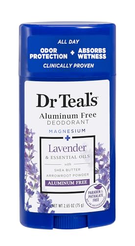 Dr Teal's Aluminum Free Deodorant Lavender Paraben Phthalate Free 2.65 oz - Thumbnail 2