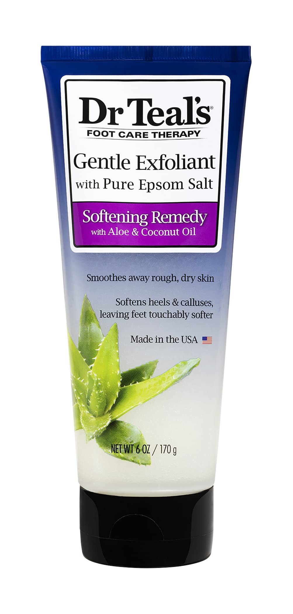 Dr. Teal's Gentle Exfoliant Foot Scrub With Epsom Salt 6 oz