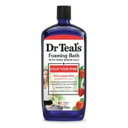 Dr Teal's Foaming Bath With Pure Epsom Salt With Ashwagandha 34 Fl Oz