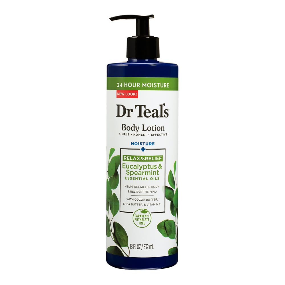 Dr Teal's Dcp Products Body Lotion Moisture Rejuvenating Eucalyptus Spearmint