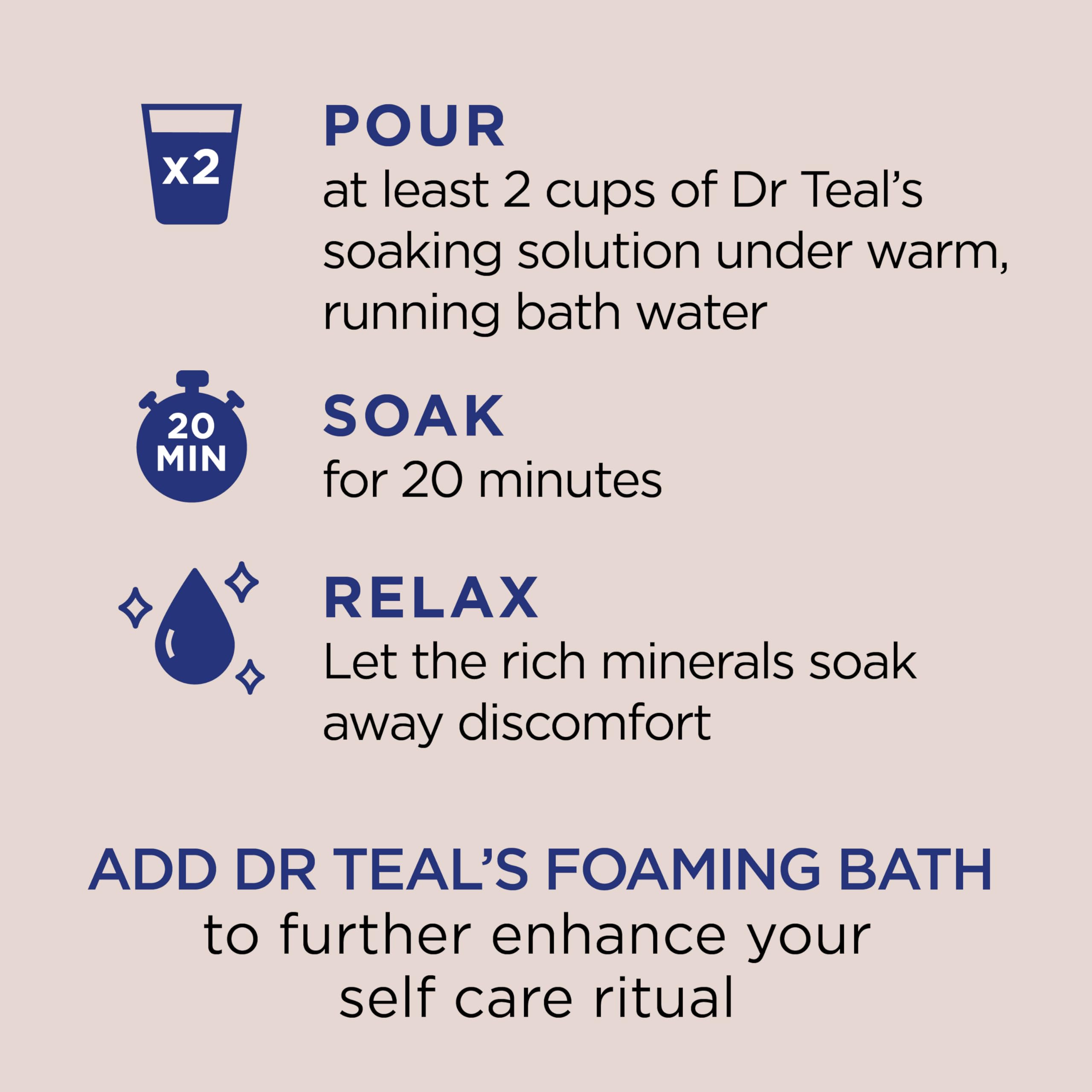 Dr Teal's Salt Soak With Pure Epsom Salt Nourish Protect With Coconut Oil 3 Lbs - Thumbnail 3