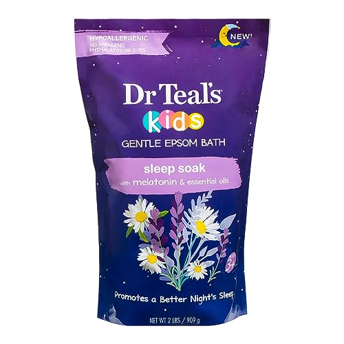 Dr Teal's Kids Gentle Epsom Bath Sleep Soak With Melatonin Essential Oils - Thumbnail 2