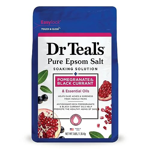 Dr Teal's Epsom Salt Magnesium Soak Pomegranate Black Currant 3 Lbs - Thumbnail 3