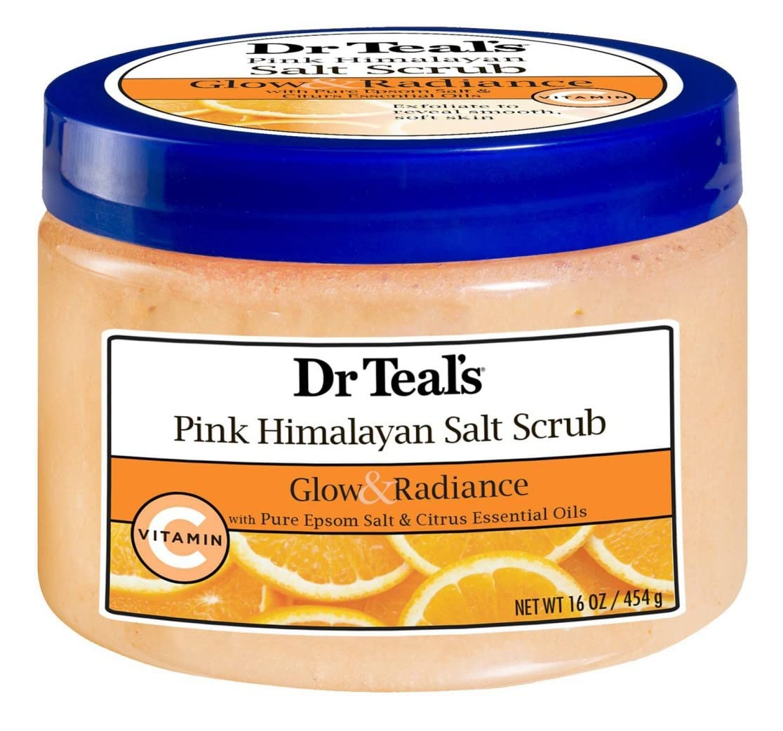 Dr. Teal's Salt Scrub Pink Himalayan Glow Jar 16 oz - Thumbnail 2
