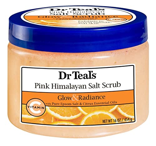 Dr. Teal's Salt Scrub Pink Himalayan Glow Jar 16 oz - Thumbnail 3