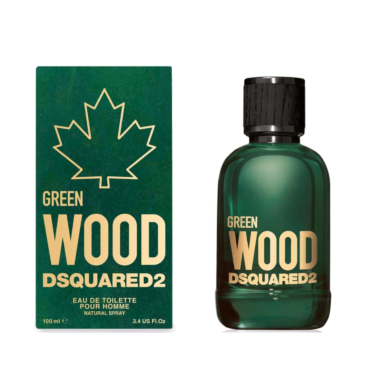 Dsquared2 Green Wood For Men EDT 3.4 oz - Thumbnail 2