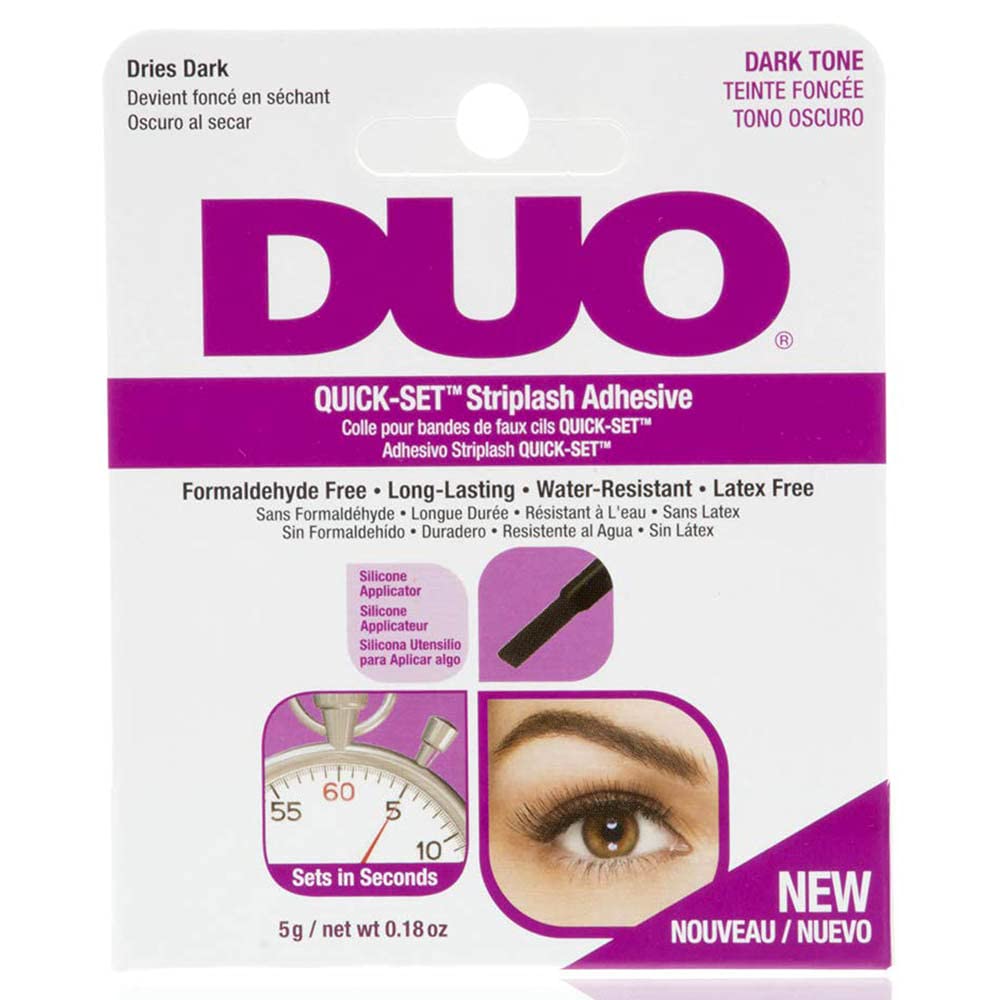 Duo Quick Set Strip Lash Adhesive Dark Tone Quick Drying Long Lasting Water - Thumbnail 2