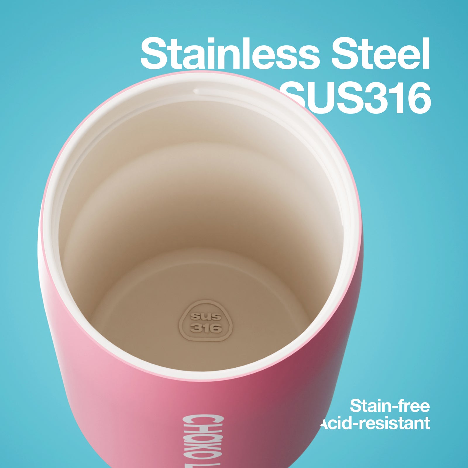 MilkMate Tumbler-Pink(Ceramic Coating) - Thumbnail 4