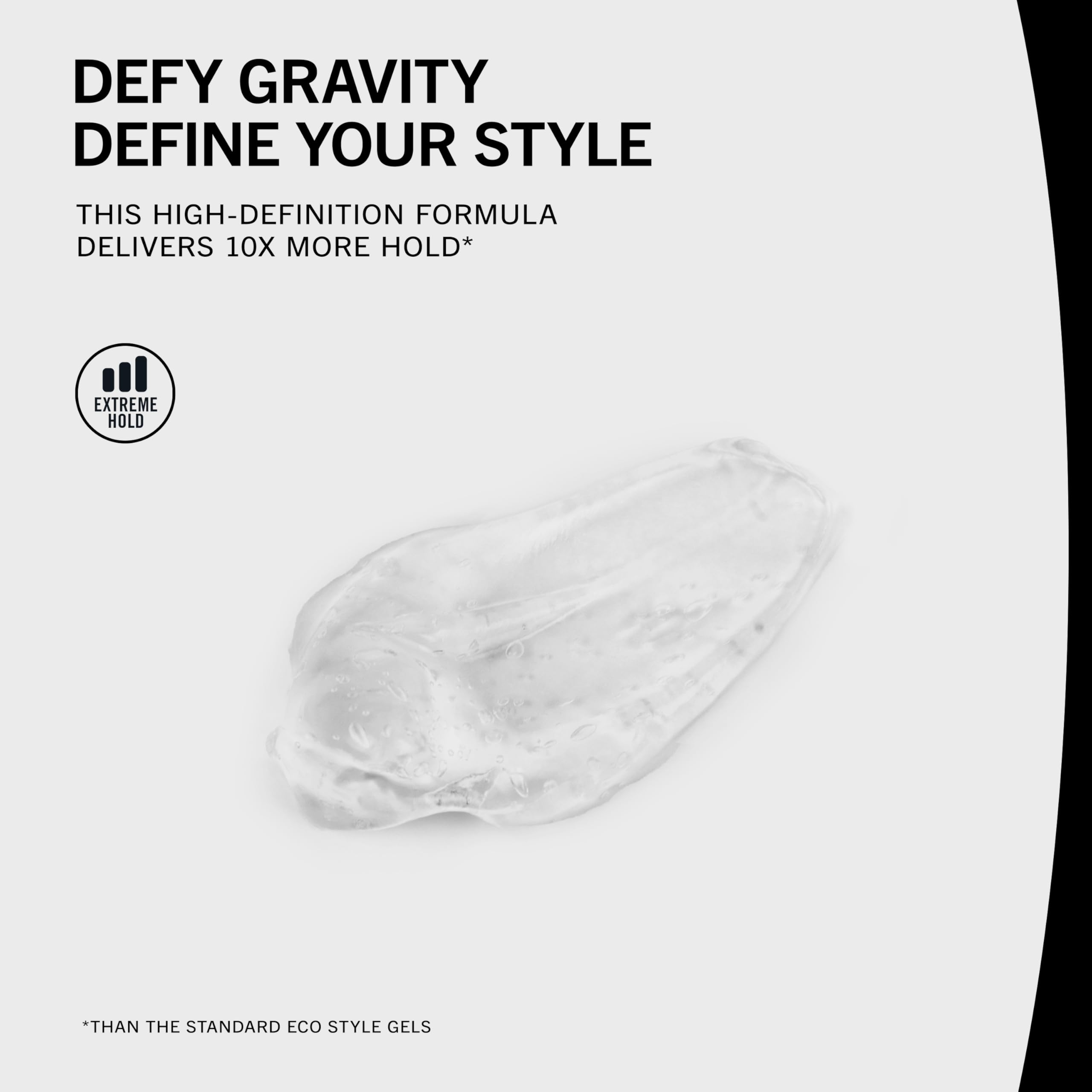 Eco Style Extreme Stiff Hold Gel Maximum Hold Styling Gel for Textured Hair - Thumbnail 3