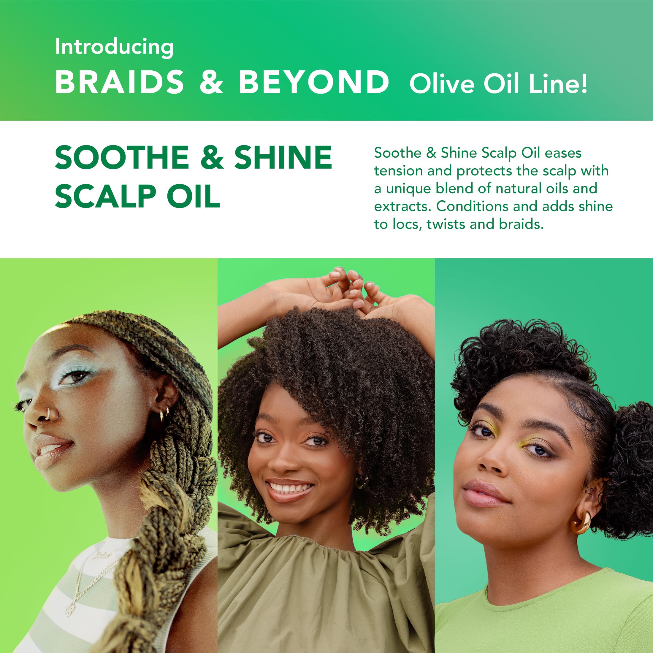 Eco Style Braids Beyond Sooth Shine Scalp Oil - Thumbnail 3