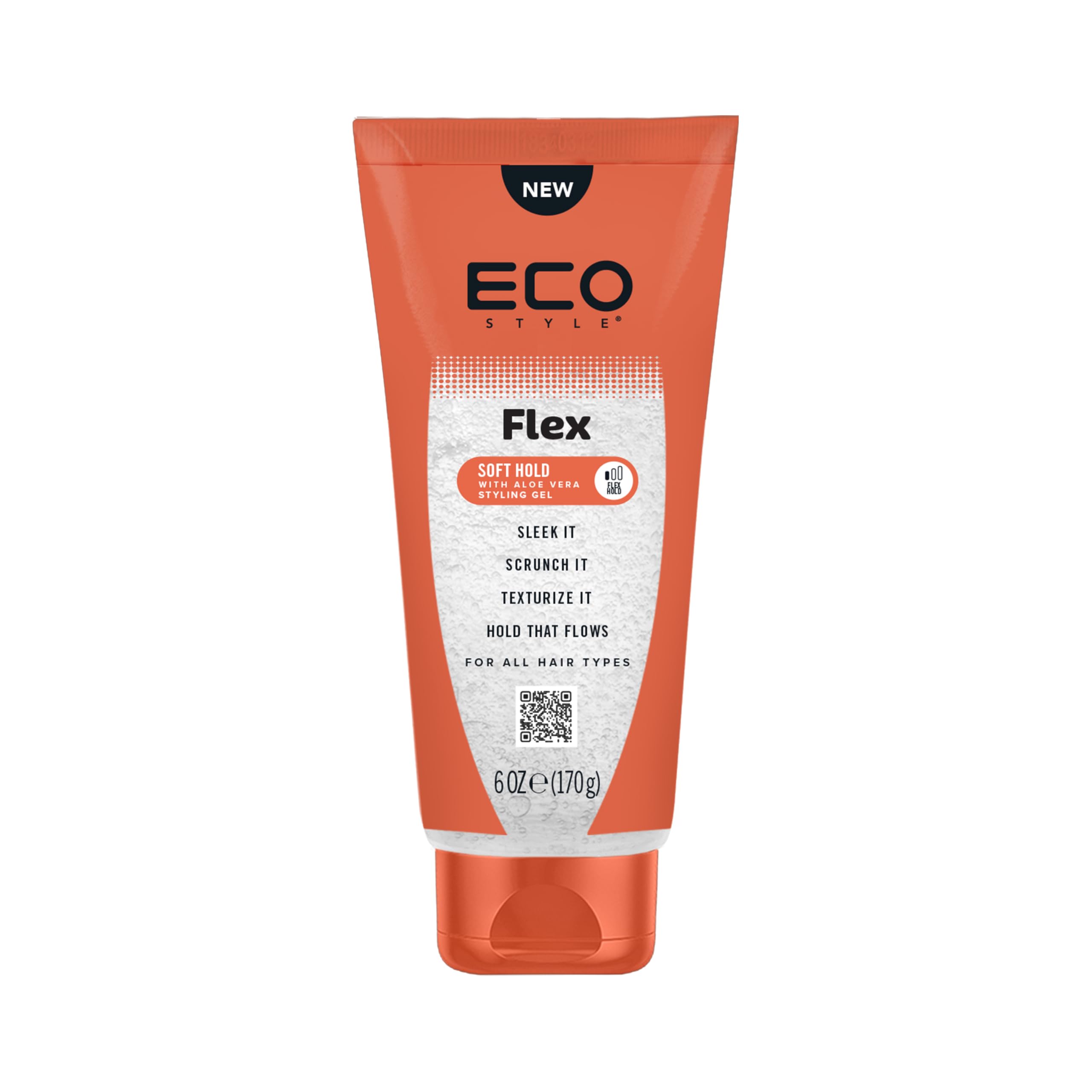 Eco Style Flex Hold Soft Gel With Aloe Lightweight Alcohol Free Hair Gel for