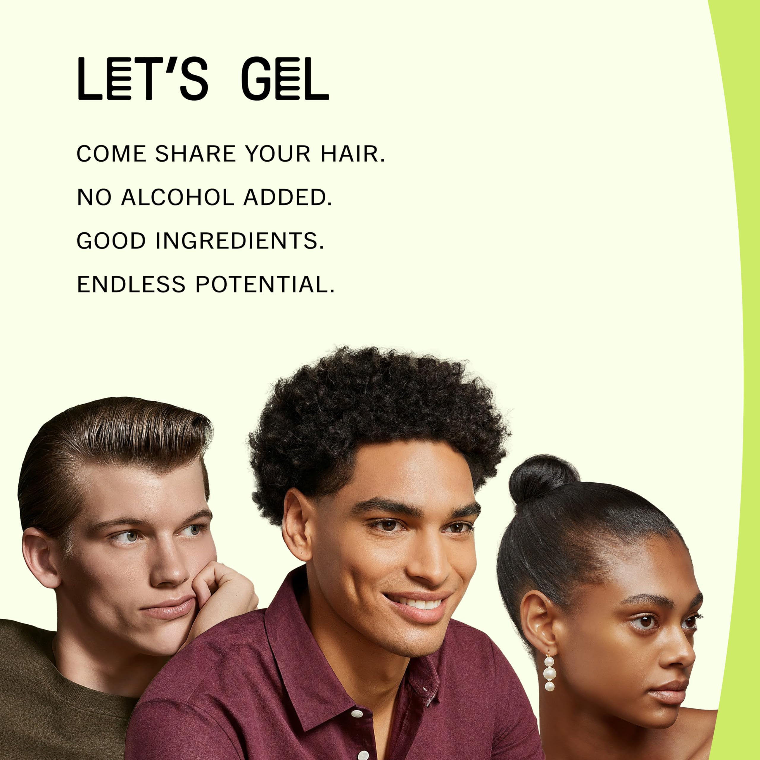 Eco Style Olive Oil Hair Gel Travel Size Maximum Hold Styling Gel for Smooth - Thumbnail 3