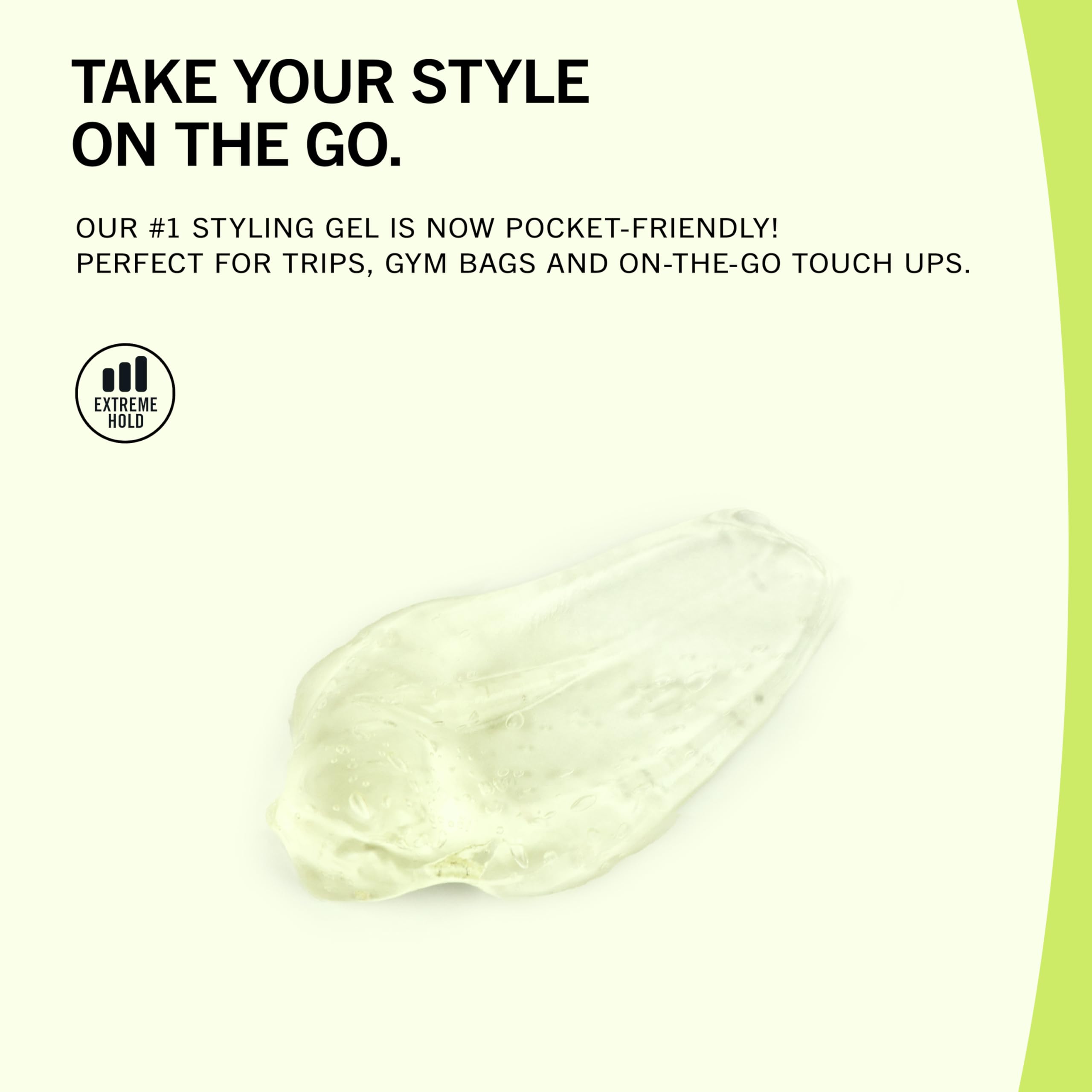 Eco Style Olive Oil Hair Gel Travel Size Maximum Hold Styling Gel for Smooth