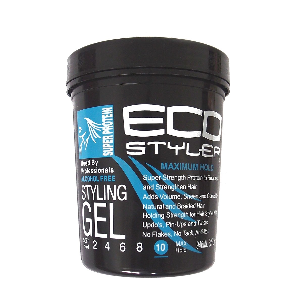 Ecoco Eco Style Gel Regular Super Protein Provides Gravity Defying Hold and