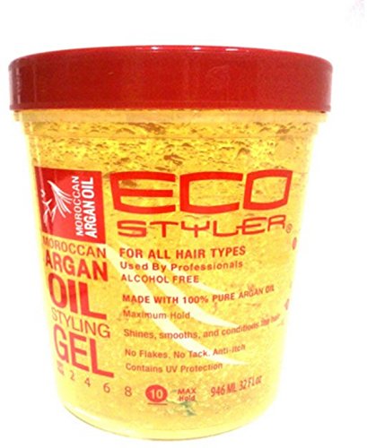 Ecoco Ecostyler Styling Gel Moroccan Argan Oil 32 oz - Thumbnail 2