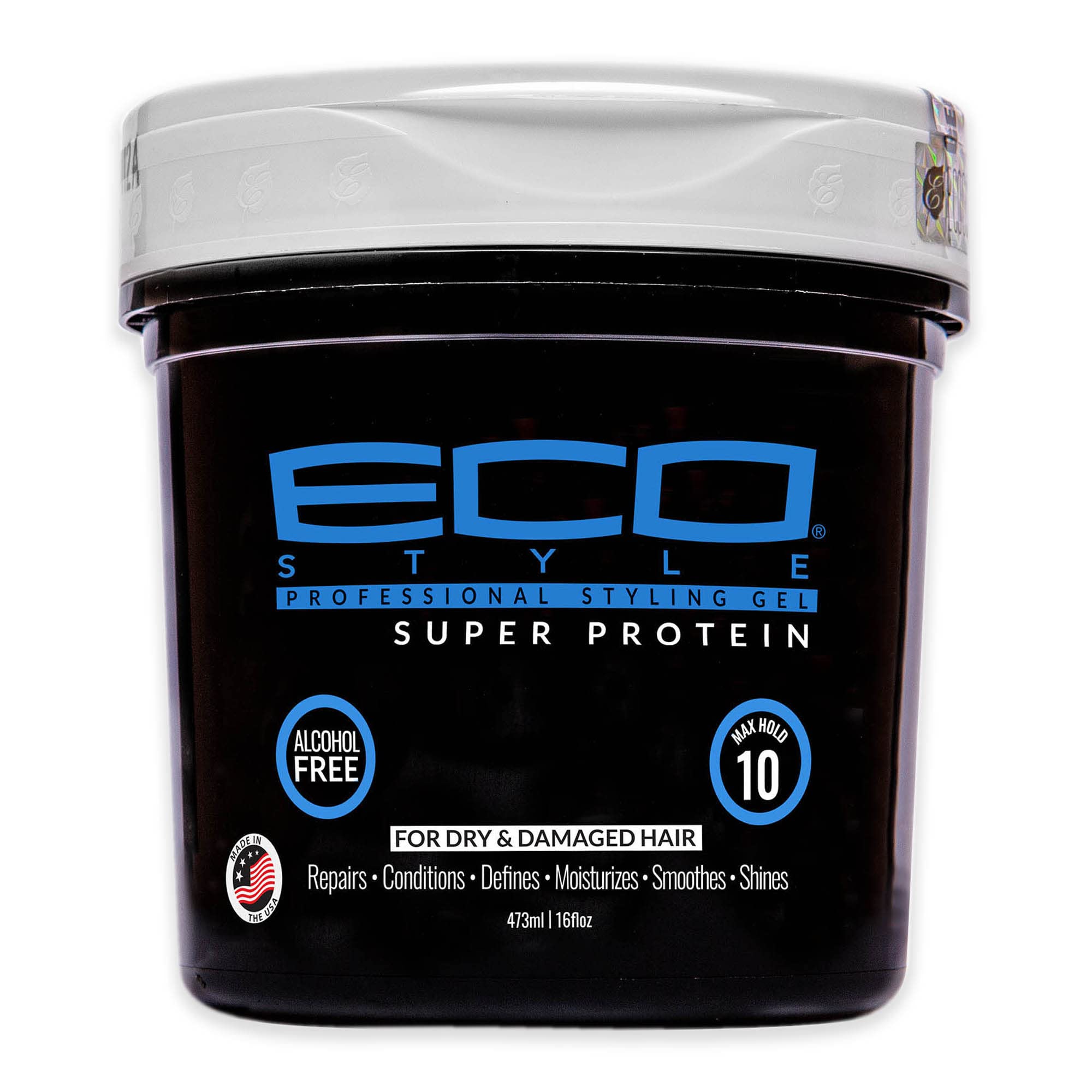 Eco Style Styling Gel Super Protein Black 16 oz