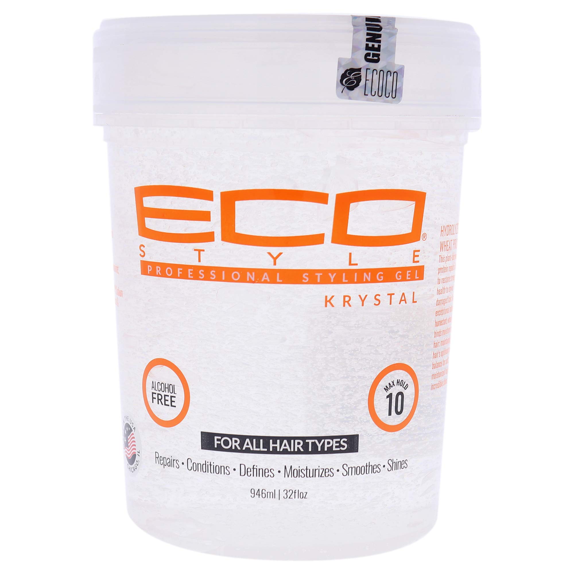 Ecoco Eco Styler Krystal Styling Gel Pack of 2 32 oz