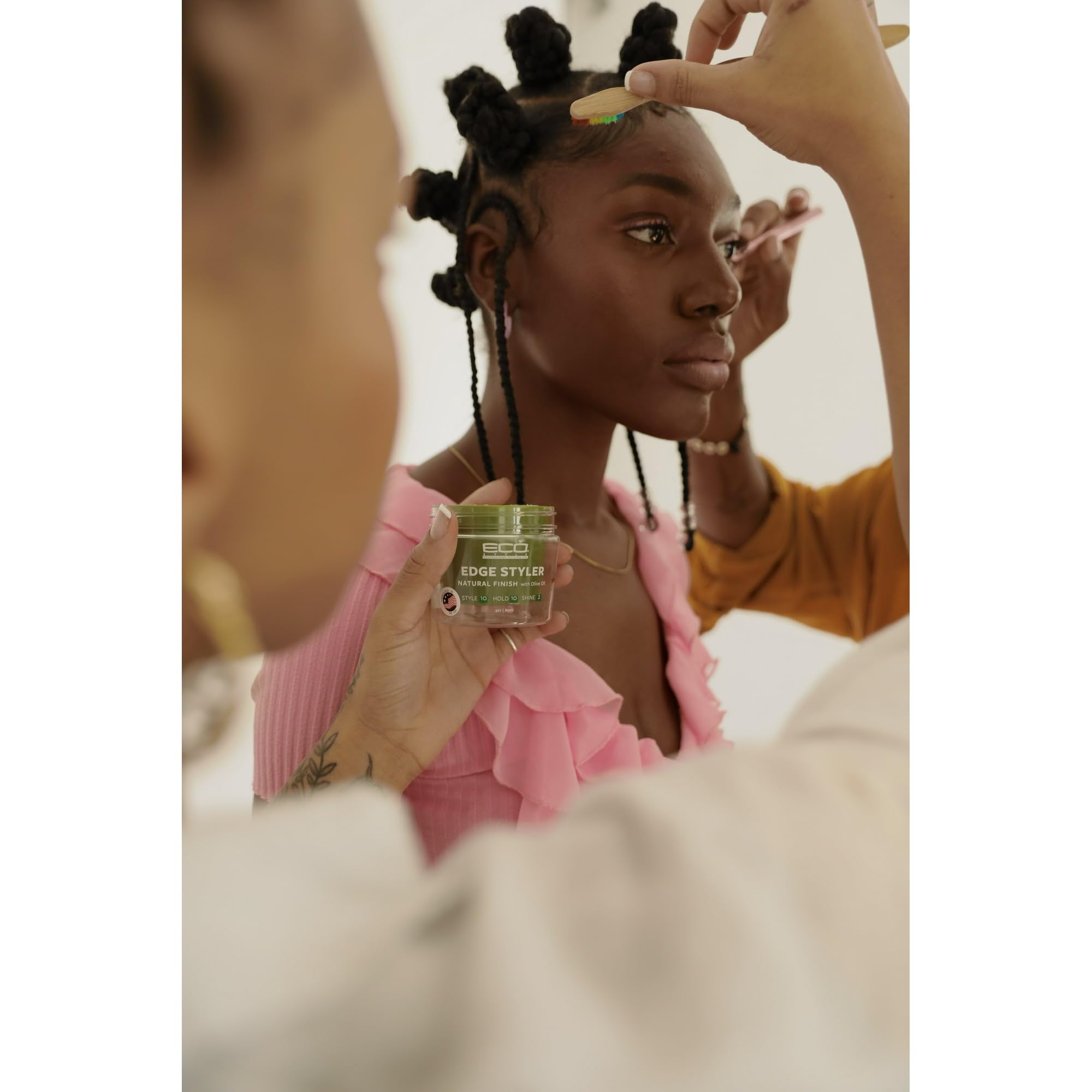 Ecoco Eco Styler Natural Finish Pomade With Olive Oil Edge Styler Strong Hold 3 - Thumbnail 3