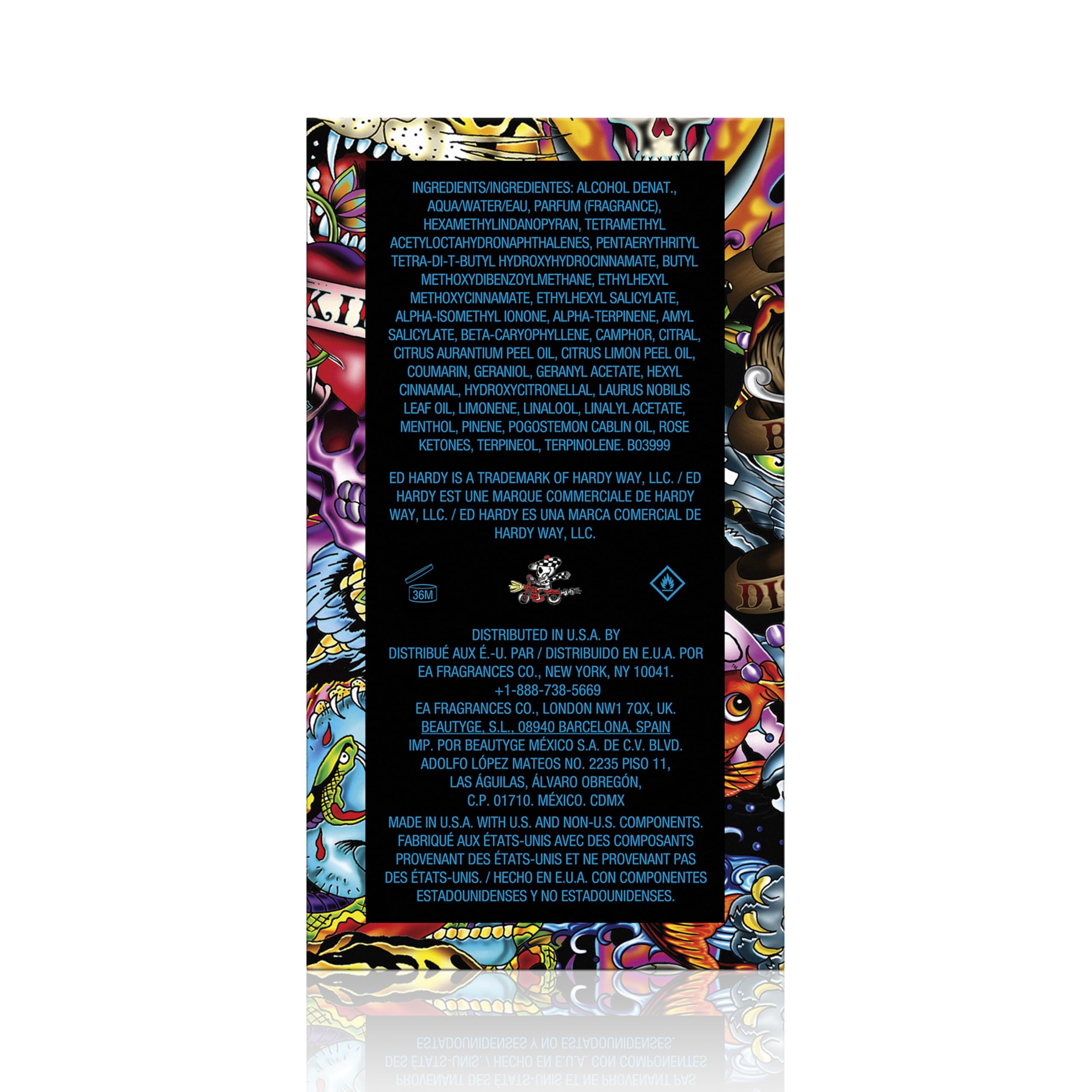 Ed Hardy Cologne Hearts Daggers 3.4 Fl Oz For Men EDT - Thumbnail 3