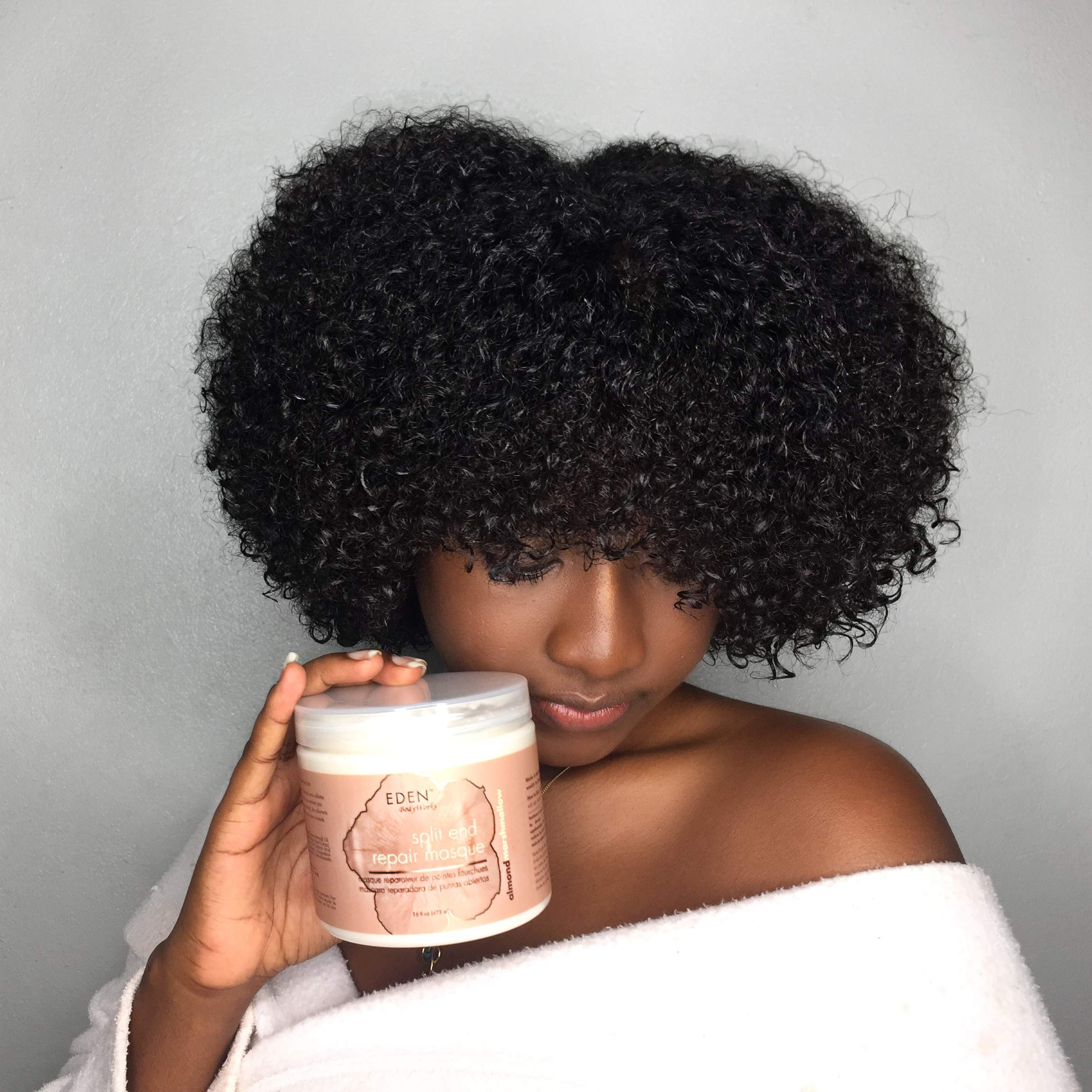 Eden Bodyworks Almond Marshmallow Split End Repair Masque | | Detangle - Thumbnail 2