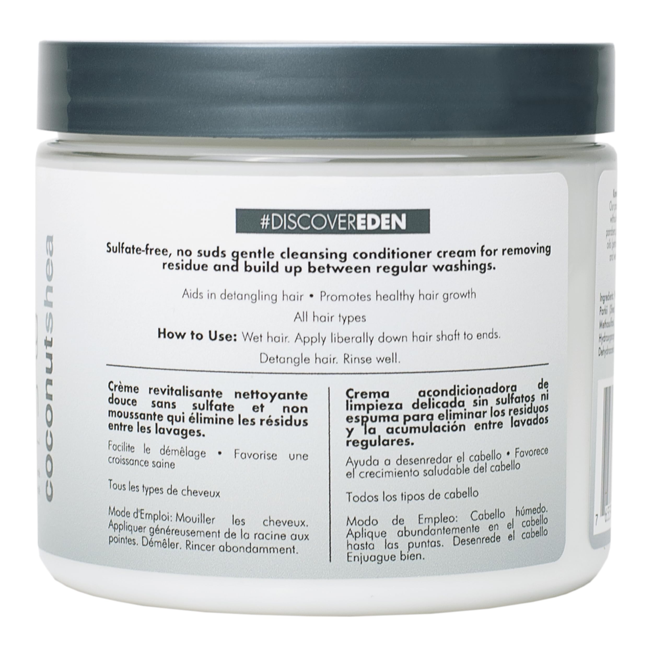 Eden Bodyworks Coconut Shea Cleansing Cowash | Cleansing Conditioner for Curls - Thumbnail 2