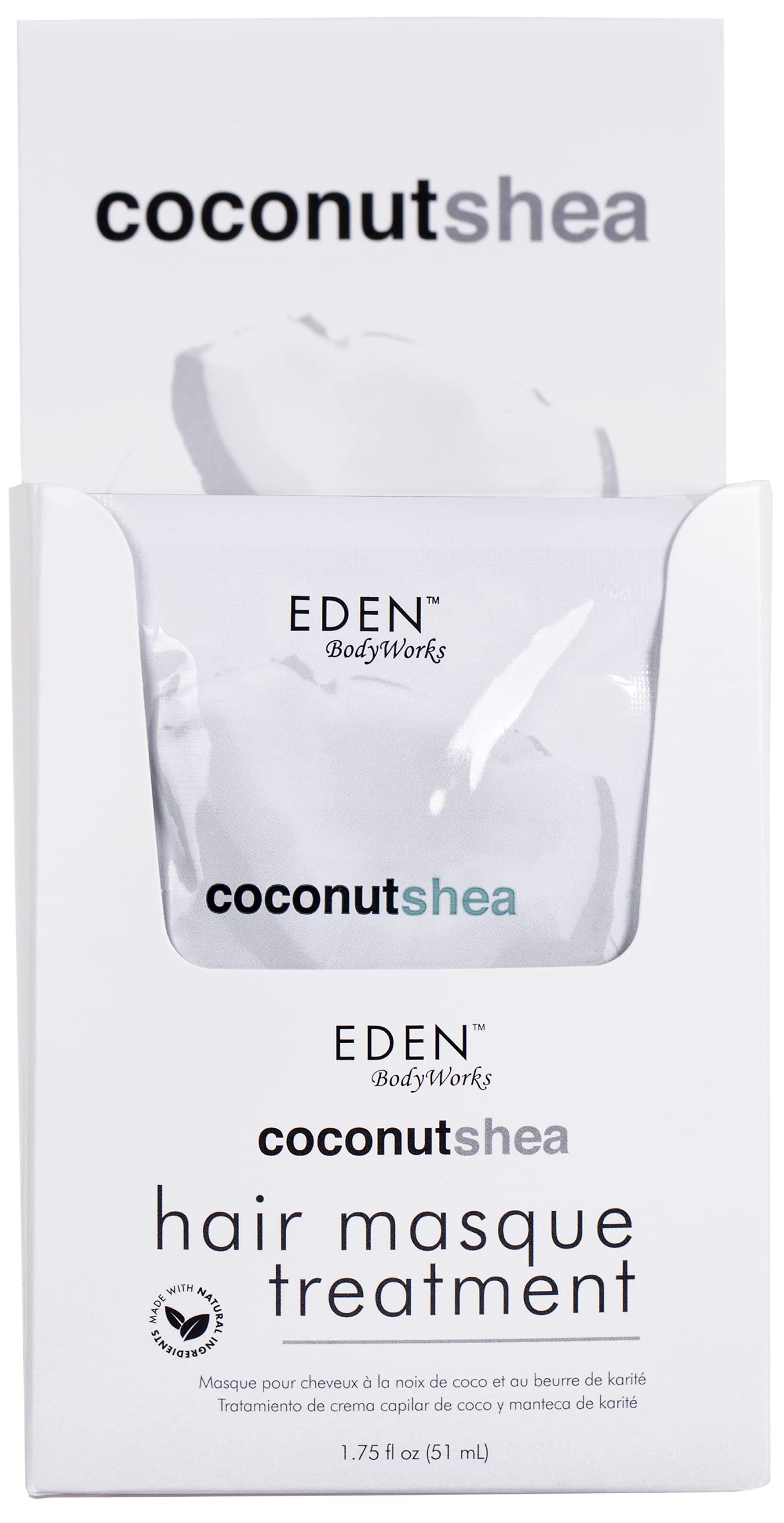 Eden Bodyworks Coconut Shea Hair Masque Packaging May Vary 1.75 oz