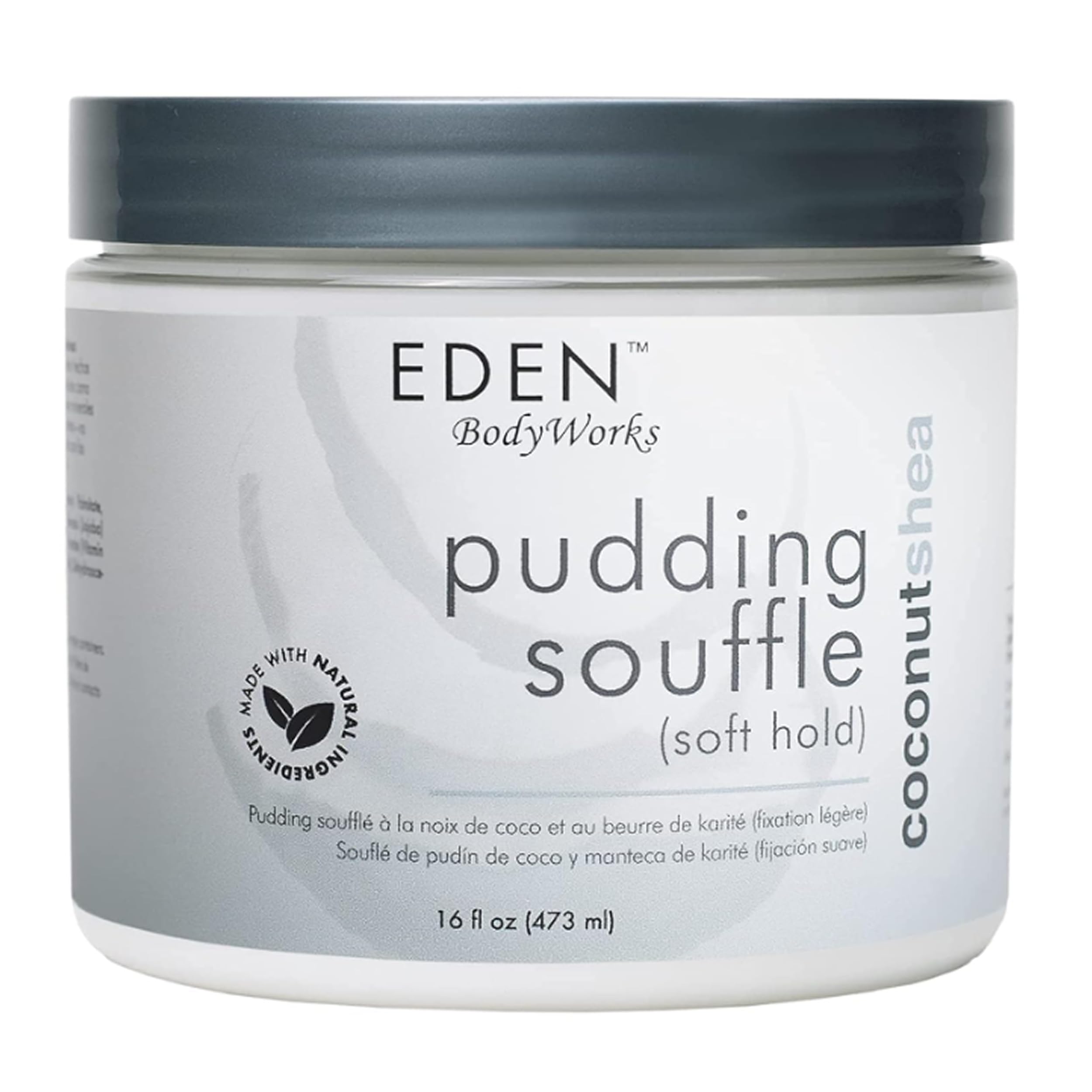 Eden Bodyworks Coconut Shea Pudding Soufflé | Curl Cream for Curly Hair