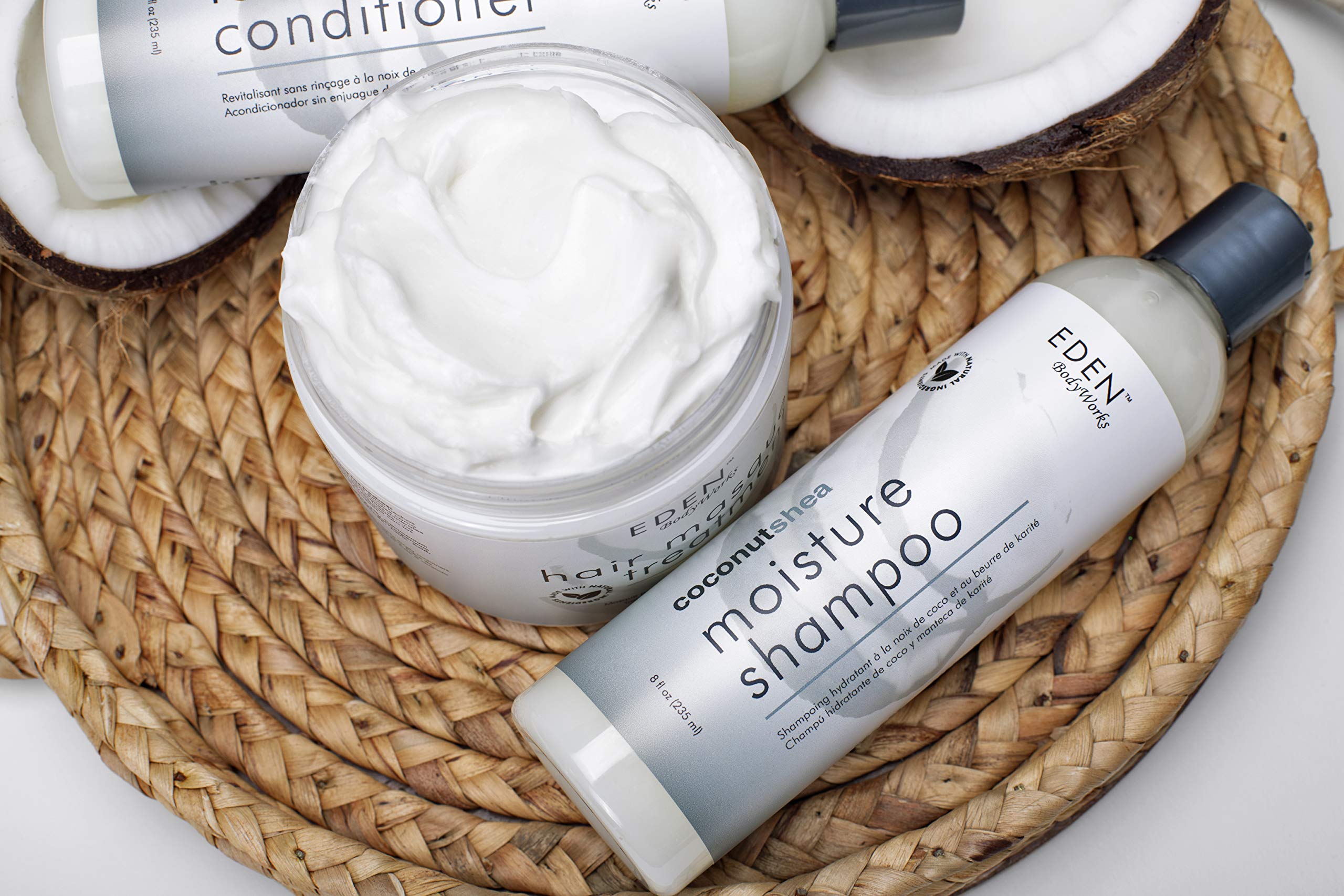 Eden Bodyworks Coconut Shea Moisture Shampoo | | Remove Build Up Restore - Thumbnail 2