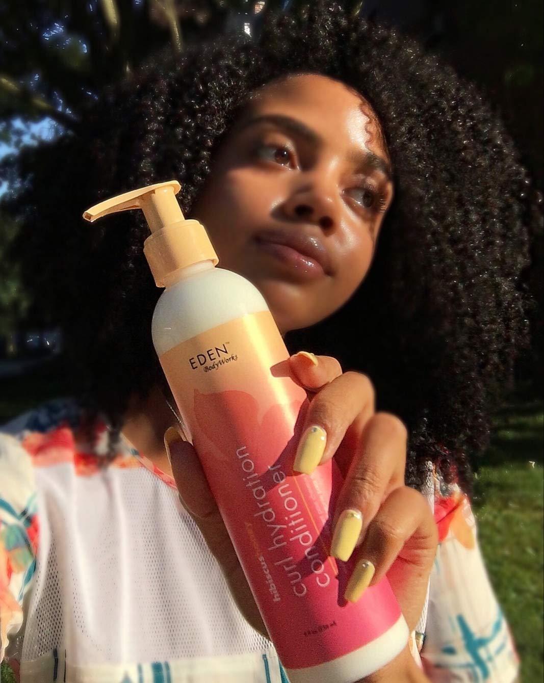 Eden Bodyworks Hibiscus Honey Curl Hydration Conditioner | | Moisturize - Thumbnail 3