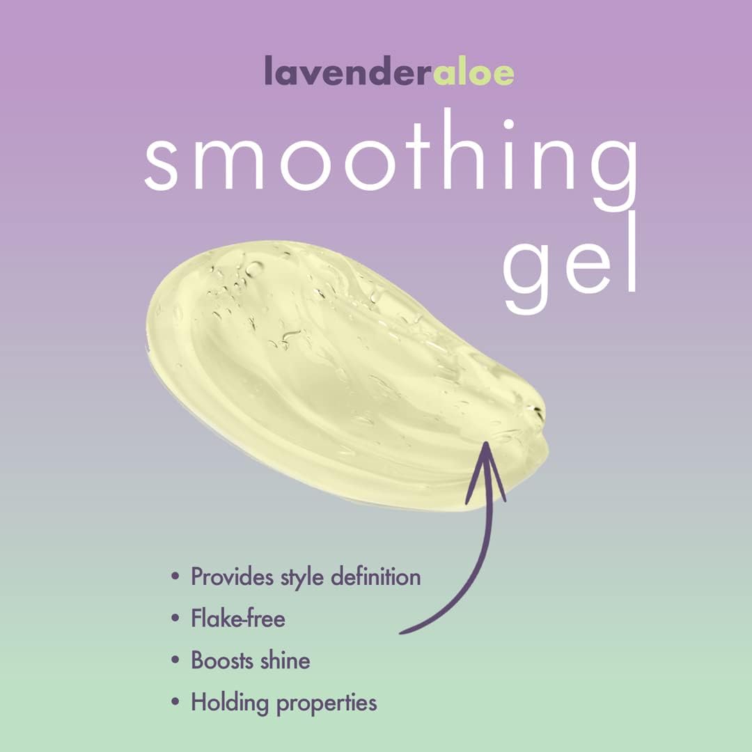 Eden Bodyworks Lavender Aloe Smoothing Hair Gel Enhances Curly or Natural Hair - Thumbnail 3
